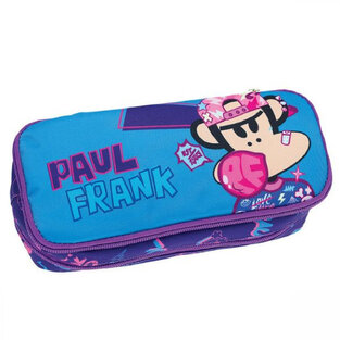 Κασετίνα Βαρελάκι με 2 Θήκες  Back Me Up Paul Frank Bubble (346-80141)