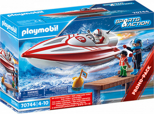 Playmobil Sports & Action Speedboat Racer (70744)