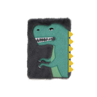 T-Rex A5 Plush Lined Notebook