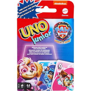 Επιτραπέζιο Παιχνίδι Paw Patrol: The Mighty Movie Card Game Uno Junior για 2-4 Παίκτες 3+ Ετών Mattel