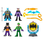 Fisher-Price imaginext - bat-tech bat-signal φιγούρες σετ των 4 HFD47