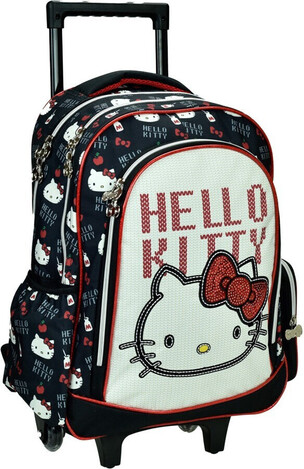 Gim Σχολική Τσάντα Τρόλεϊ Δημοτικού Hello Kitty Choche