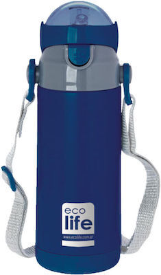 Ecolife Θερμός Παιδικός Navy Blue 400ml (33-BO-2989)